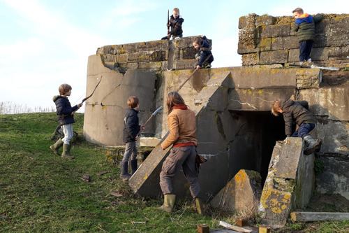 larpspel op de bunkers