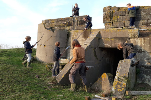 larpspel op de bunkers