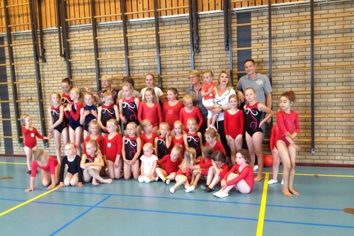 Groepsfoto turngroep